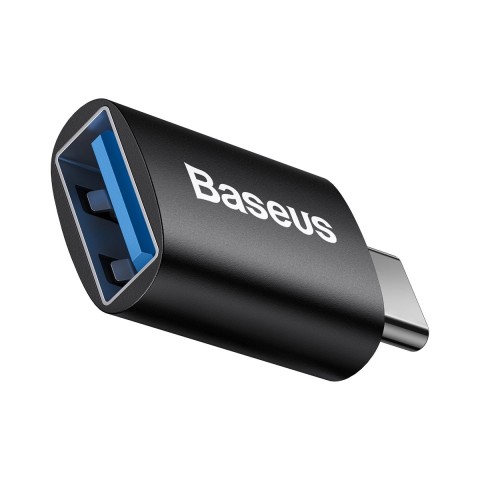 Baseus Αντάπτορας USB-A Θηλυκό σε Type C Ingenuity Αρσενικό Μαύρο ZJJQ000001