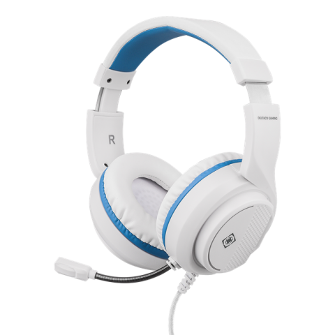 Deltaco Gaming Stereo Headset for PS5, 1x 3.5mm connector,white GAM-127-W